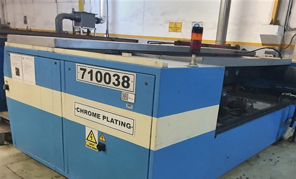 Used Daetwyler Chrome Plating ChromeStar E16 (CRS2641016) for sale — Chrome Plating machine for rotogravure cylinder production — photo 1