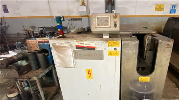 Used Kaspar Walter Chrome Plating 87N328000 (CRS2641018) for sale — Chrome Plating machine for rotogravure cylinder production — photo 1