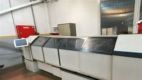 Used Hell Gravure Engraver K-500 XL (GRA3450006) for sale — Gravostar machine for rotogravure cylinder production
