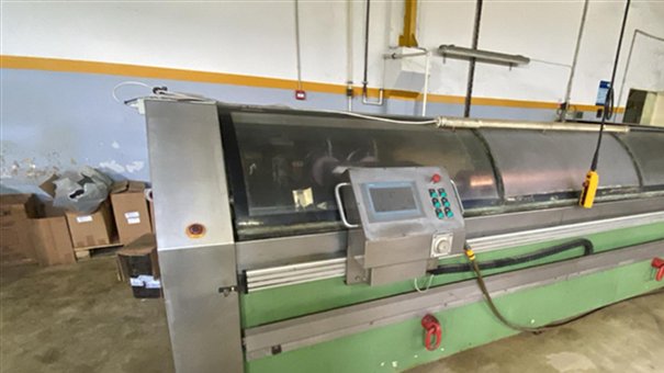 Used Kaspar Walter Polish & Finish CFM-III (PFM2641020) for sale — Polish Master machine for rotogravure cylinder production — photo 1